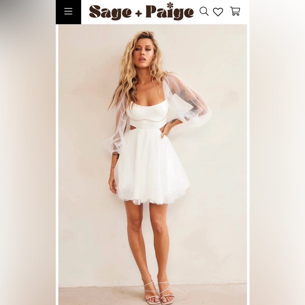 Sage and Paige saint Malo white dress